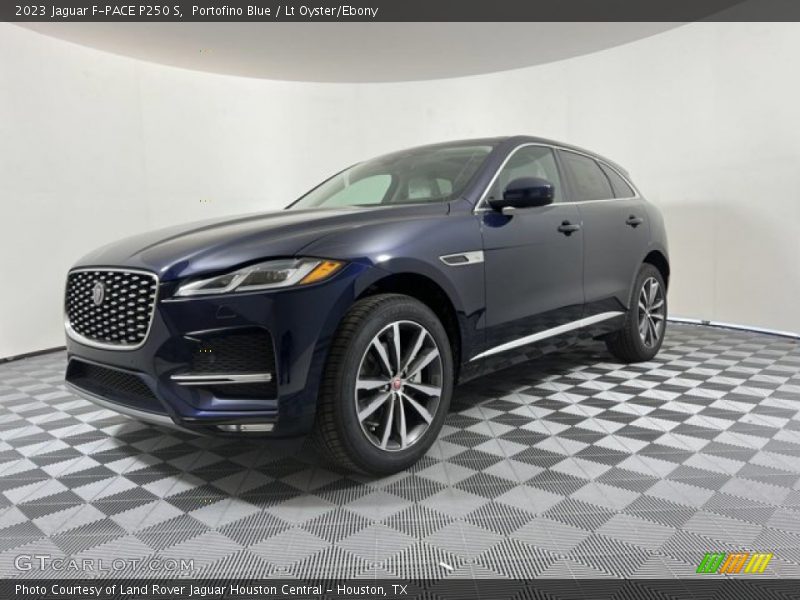 Portofino Blue / Lt Oyster/Ebony 2023 Jaguar F-PACE P250 S