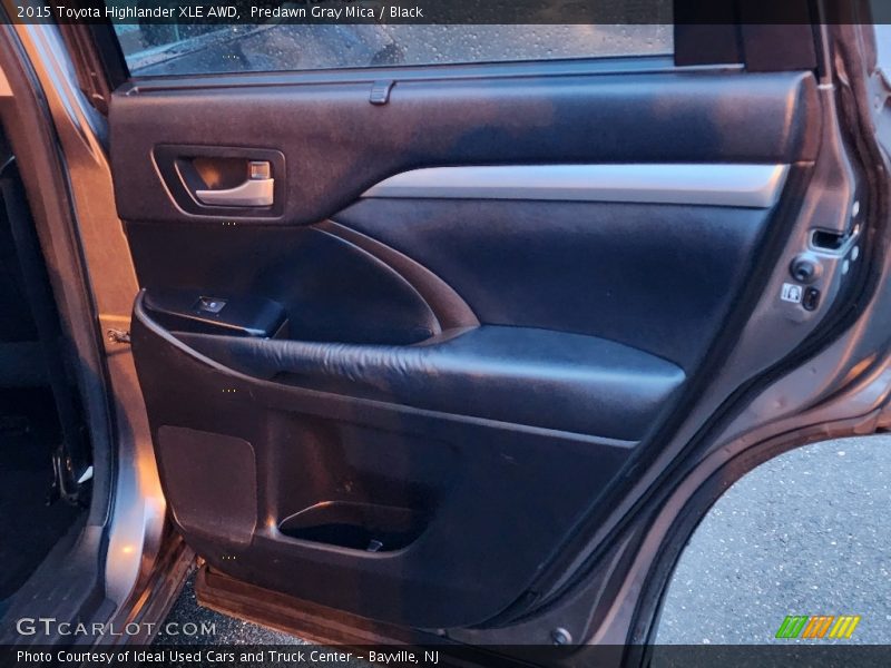 Predawn Gray Mica / Black 2015 Toyota Highlander XLE AWD