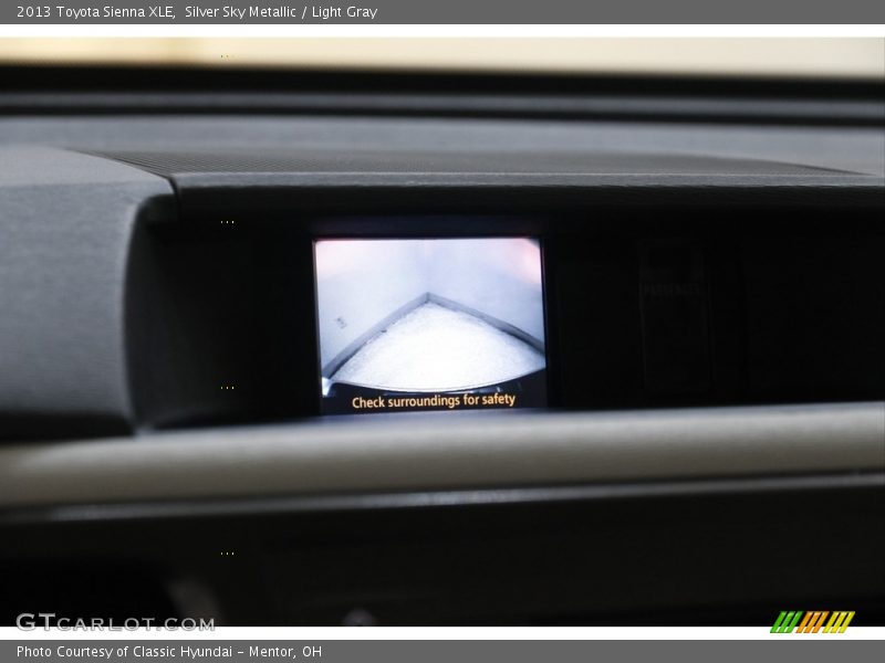Silver Sky Metallic / Light Gray 2013 Toyota Sienna XLE