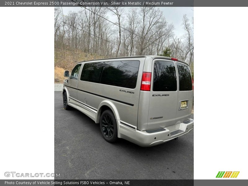 Silver Ice Metallic / Medium Pewter 2021 Chevrolet Express 2500 Passenger Conversion Van