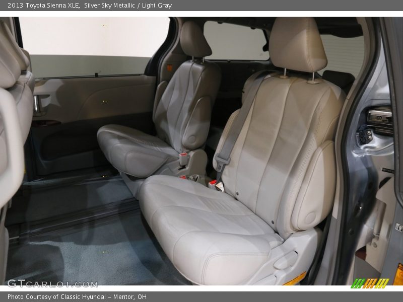 Silver Sky Metallic / Light Gray 2013 Toyota Sienna XLE