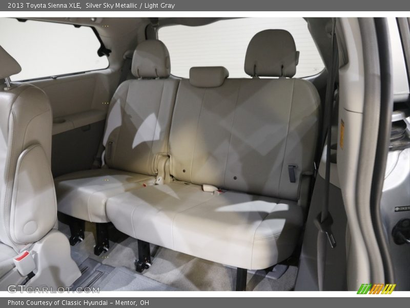 Silver Sky Metallic / Light Gray 2013 Toyota Sienna XLE