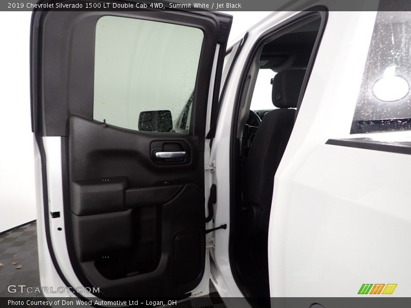 Summit White / Jet Black 2019 Chevrolet Silverado 1500 LT Double Cab 4WD