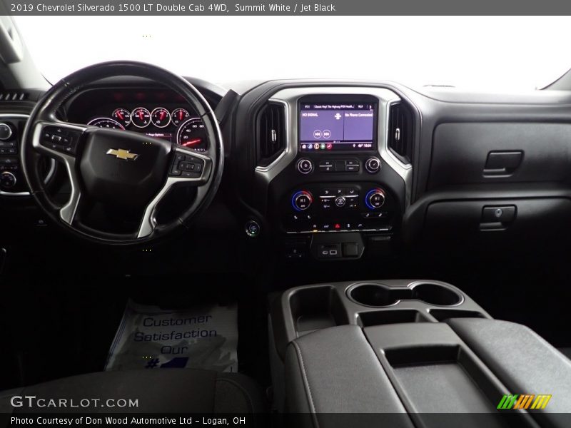 Summit White / Jet Black 2019 Chevrolet Silverado 1500 LT Double Cab 4WD