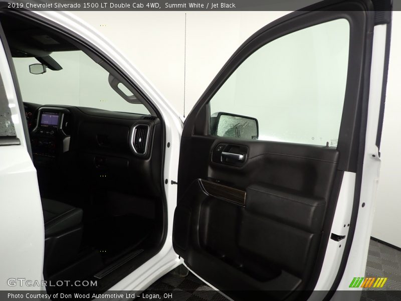 Summit White / Jet Black 2019 Chevrolet Silverado 1500 LT Double Cab 4WD