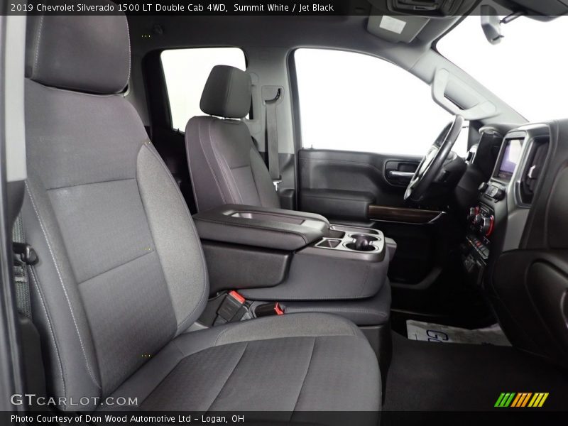 Summit White / Jet Black 2019 Chevrolet Silverado 1500 LT Double Cab 4WD