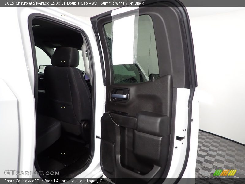 Summit White / Jet Black 2019 Chevrolet Silverado 1500 LT Double Cab 4WD