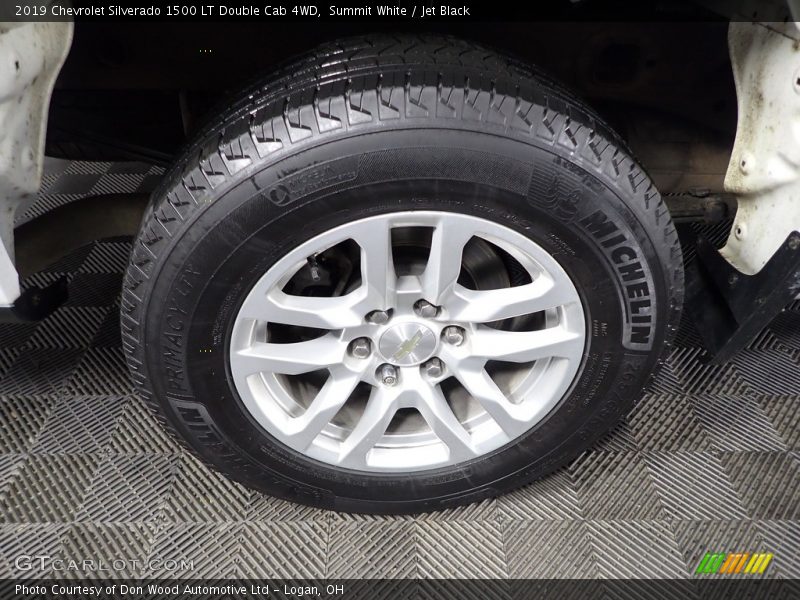 Summit White / Jet Black 2019 Chevrolet Silverado 1500 LT Double Cab 4WD