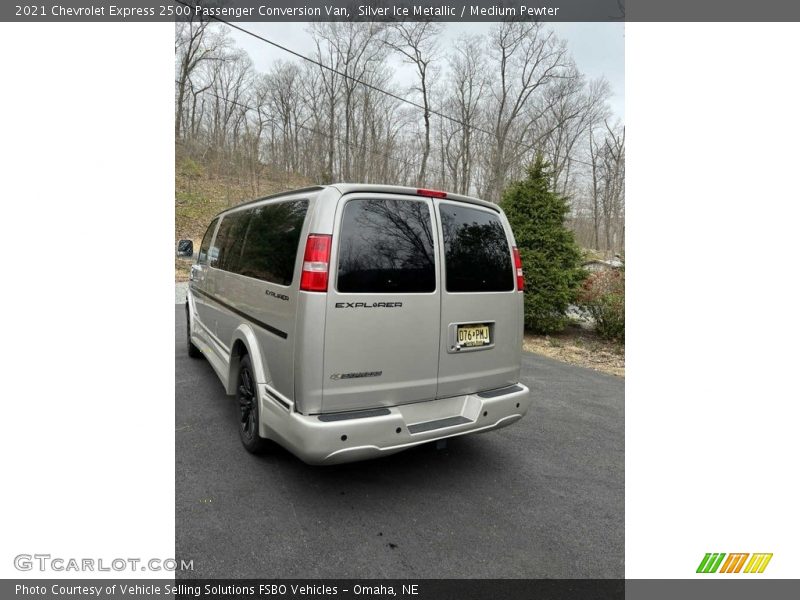 Silver Ice Metallic / Medium Pewter 2021 Chevrolet Express 2500 Passenger Conversion Van