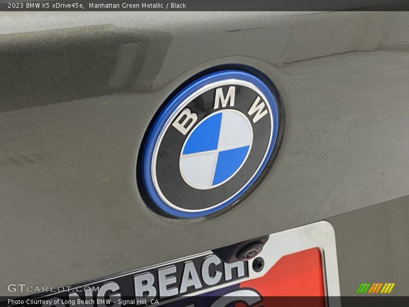 Manhattan Green Metallic / Black 2023 BMW X5 xDrive45e