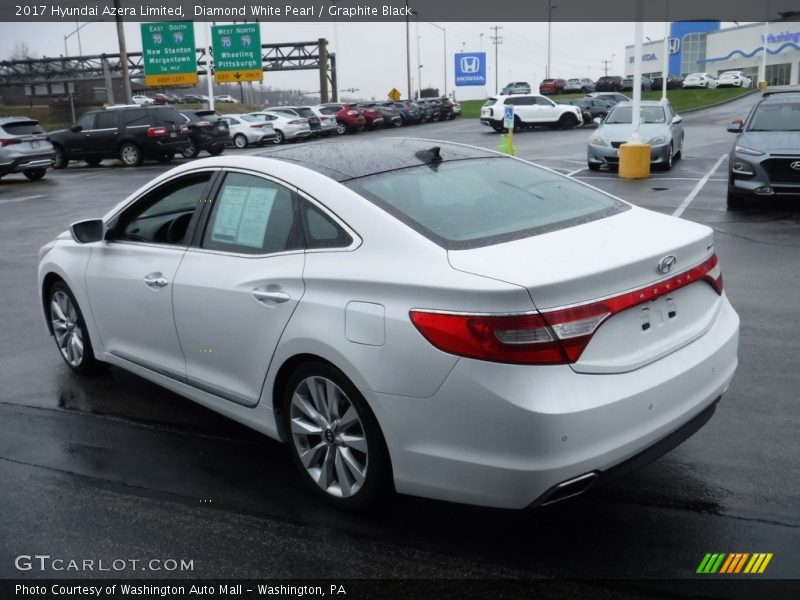 Diamond White Pearl / Graphite Black 2017 Hyundai Azera Limited