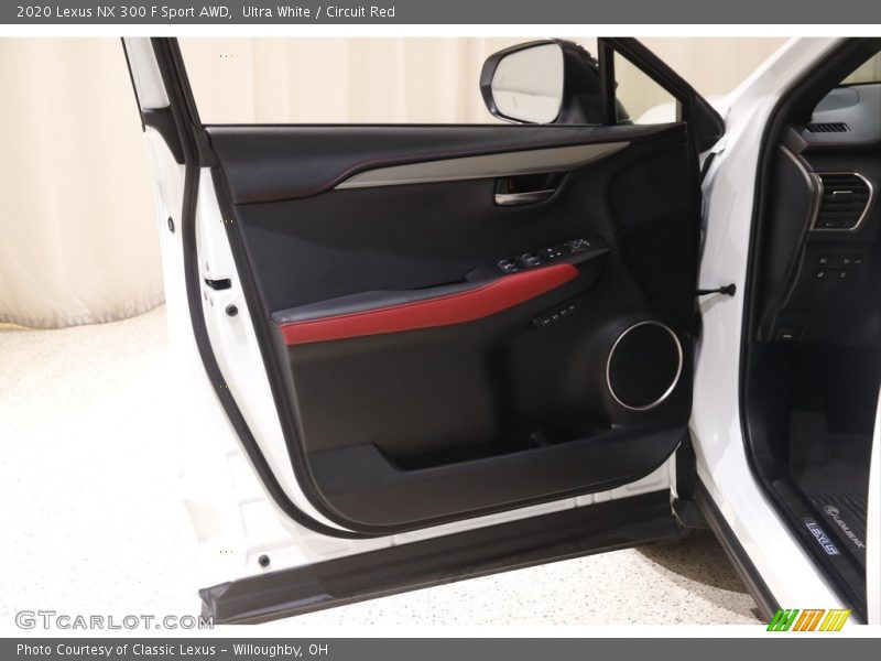 Ultra White / Circuit Red 2020 Lexus NX 300 F Sport AWD