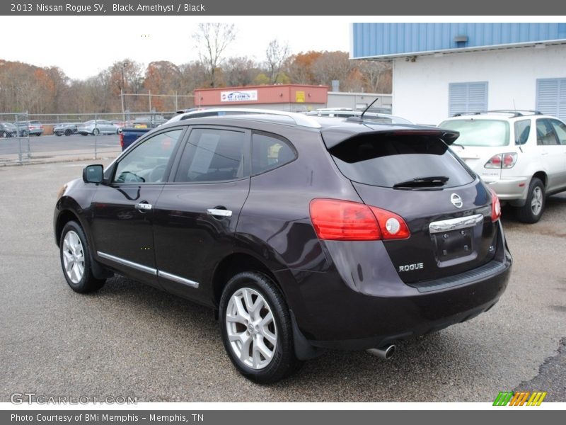 Black Amethyst / Black 2013 Nissan Rogue SV