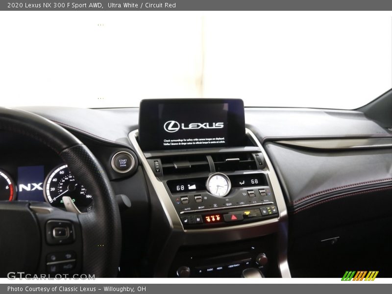 Ultra White / Circuit Red 2020 Lexus NX 300 F Sport AWD
