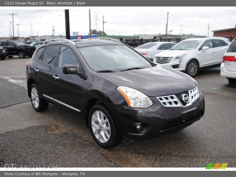 Black Amethyst / Black 2013 Nissan Rogue SV
