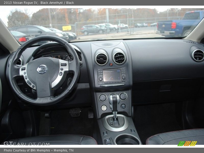 Black Amethyst / Black 2013 Nissan Rogue SV