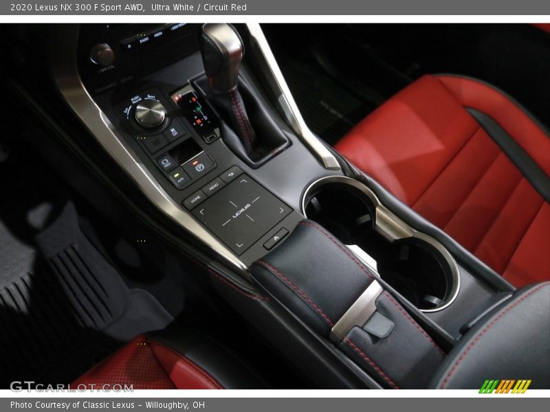 Ultra White / Circuit Red 2020 Lexus NX 300 F Sport AWD