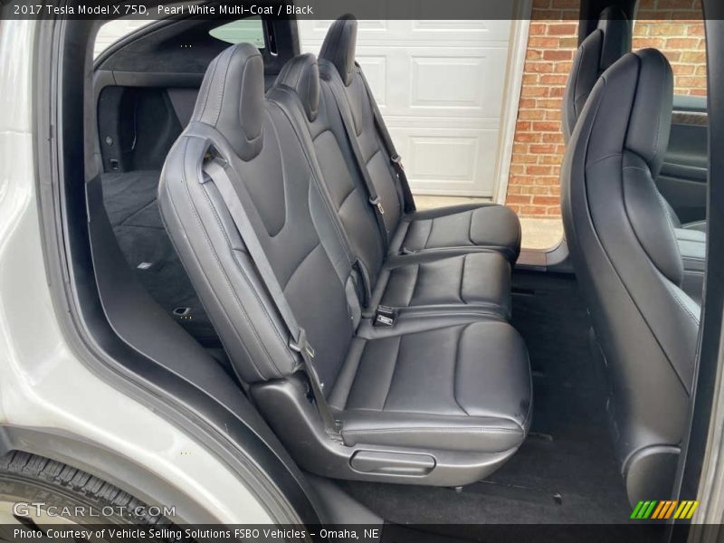 Rear Seat of 2017 Model X 75D