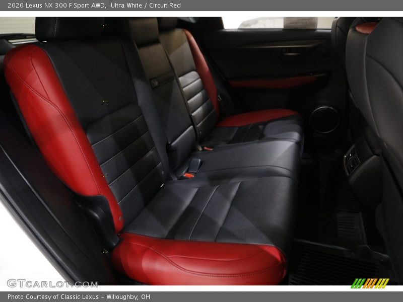 Ultra White / Circuit Red 2020 Lexus NX 300 F Sport AWD