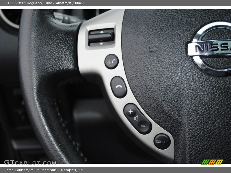 Black Amethyst / Black 2013 Nissan Rogue SV