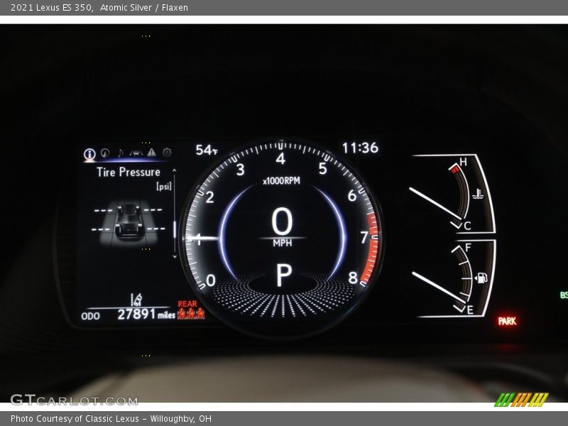  2021 ES 350 350 Gauges