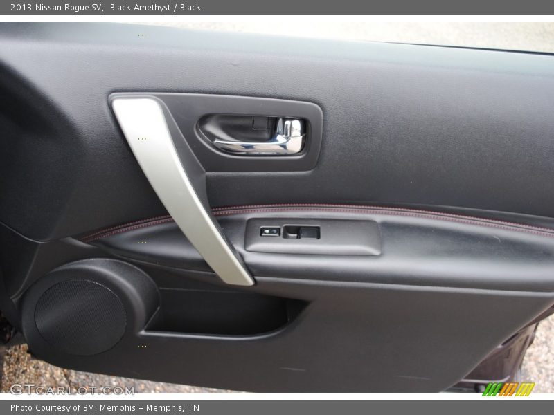 Black Amethyst / Black 2013 Nissan Rogue SV