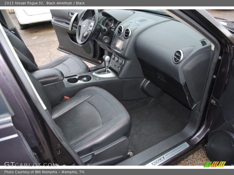 Black Amethyst / Black 2013 Nissan Rogue SV