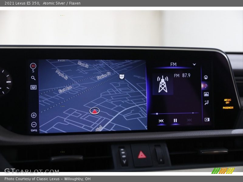 Navigation of 2021 ES 350