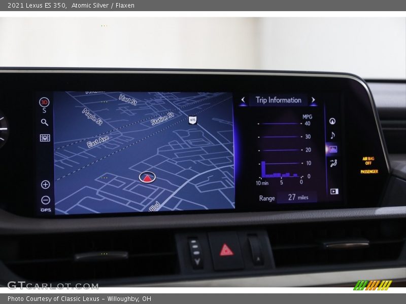 Navigation of 2021 ES 350