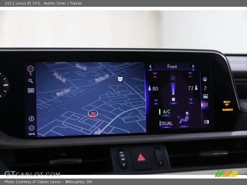 Navigation of 2021 ES 350