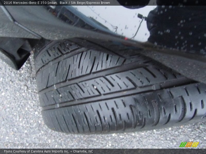 Black / Silk Beige/Espresso Brown 2016 Mercedes-Benz E 350 Sedan