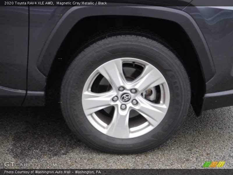 Magnetic Gray Metallic / Black 2020 Toyota RAV4 XLE AWD