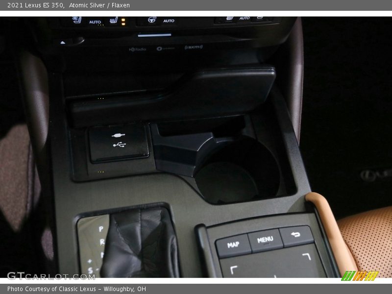 Atomic Silver / Flaxen 2021 Lexus ES 350