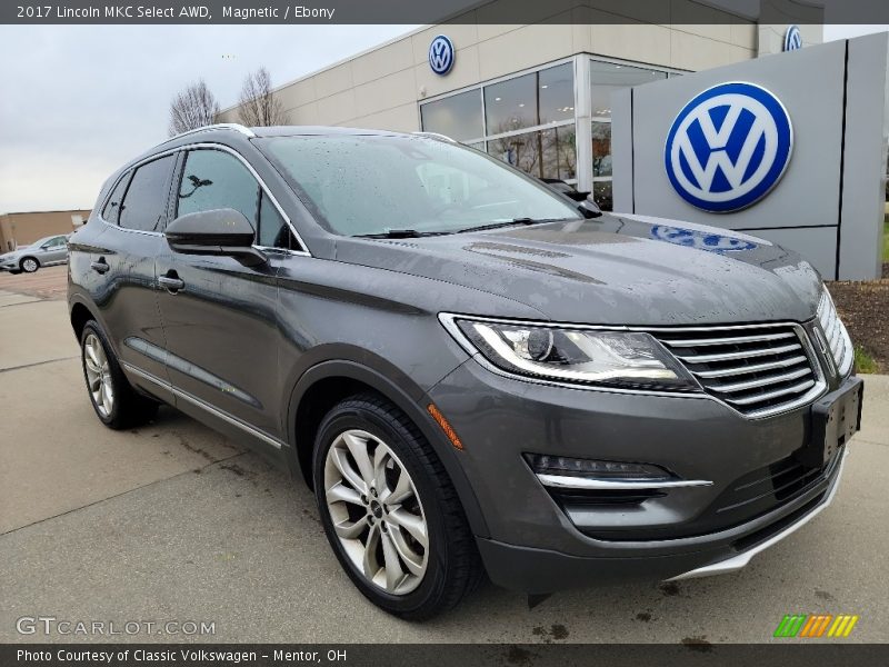 Magnetic / Ebony 2017 Lincoln MKC Select AWD