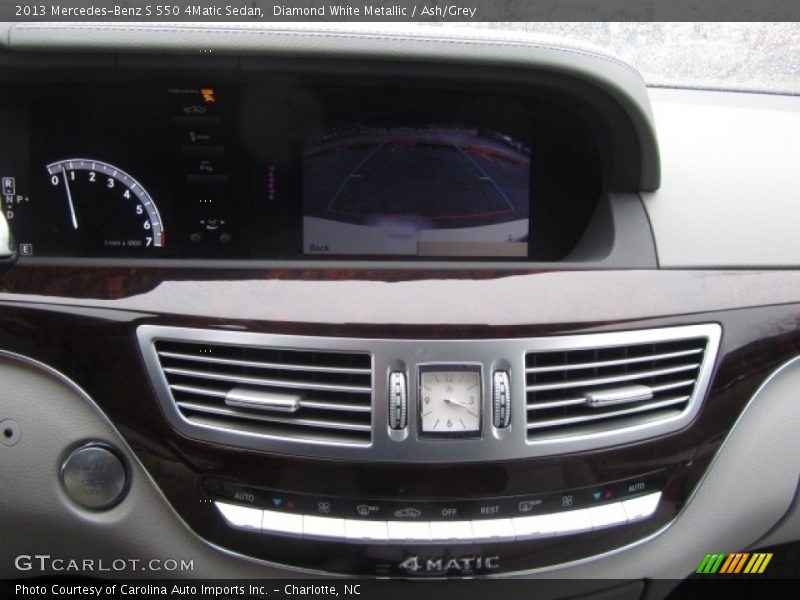 Diamond White Metallic / Ash/Grey 2013 Mercedes-Benz S 550 4Matic Sedan