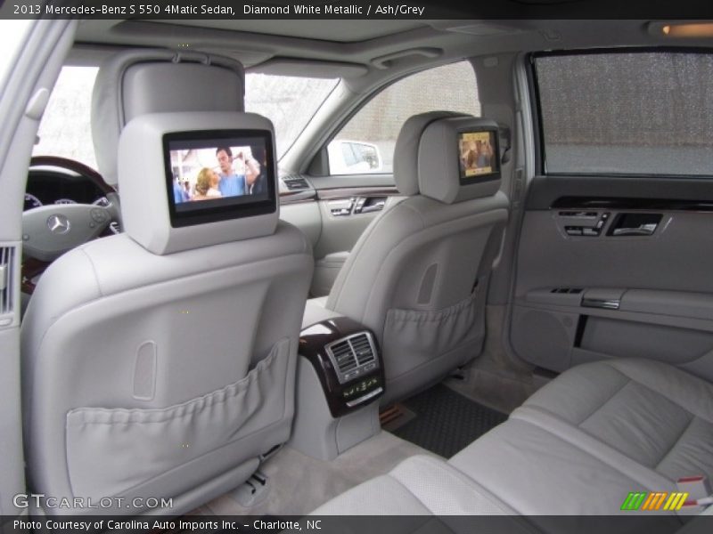 Diamond White Metallic / Ash/Grey 2013 Mercedes-Benz S 550 4Matic Sedan