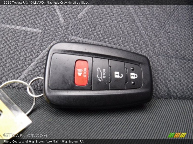 Magnetic Gray Metallic / Black 2020 Toyota RAV4 XLE AWD