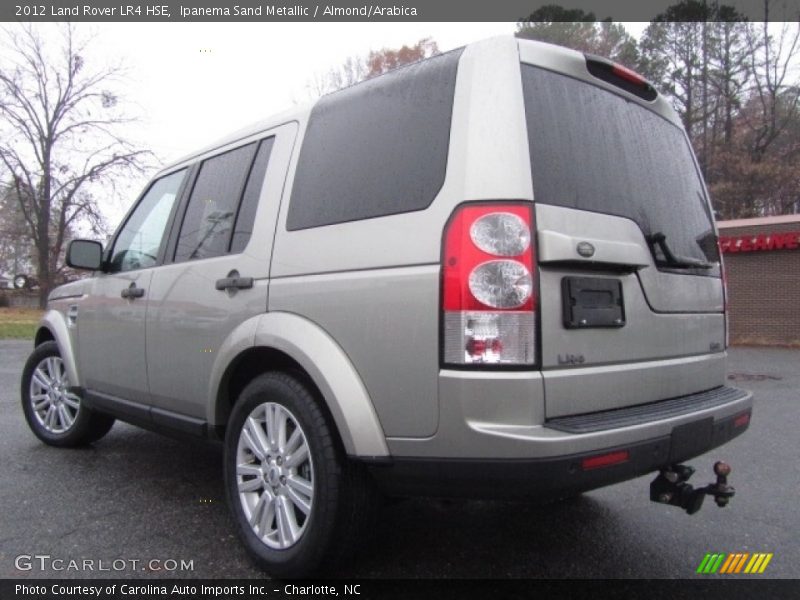 Ipanema Sand Metallic / Almond/Arabica 2012 Land Rover LR4 HSE