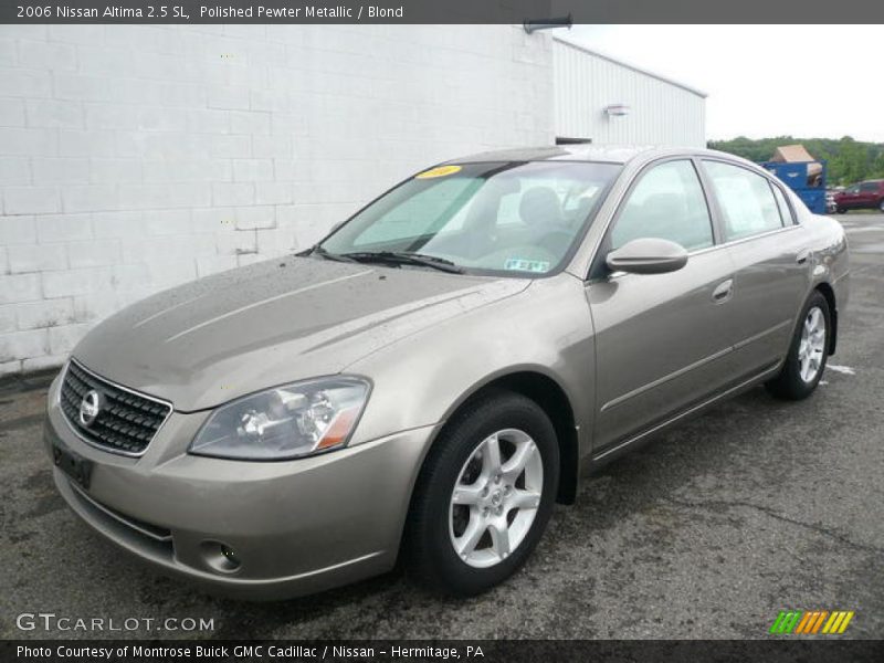 Polished Pewter Metallic / Blond 2006 Nissan Altima 2.5 SL
