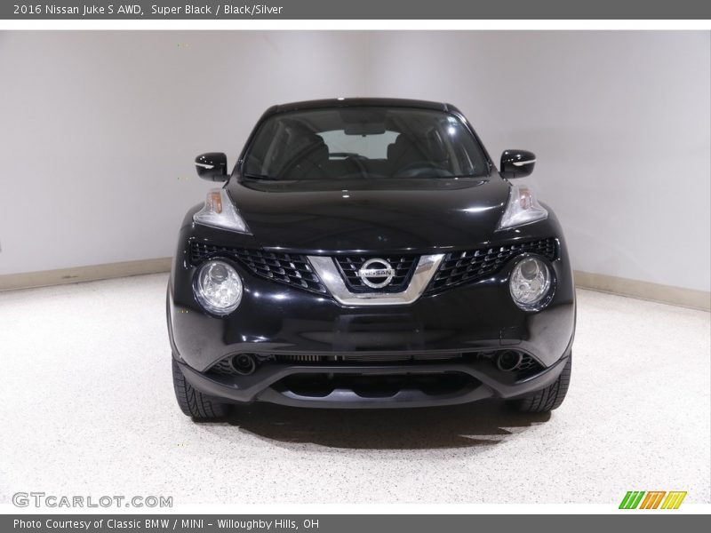 Super Black / Black/Silver 2016 Nissan Juke S AWD