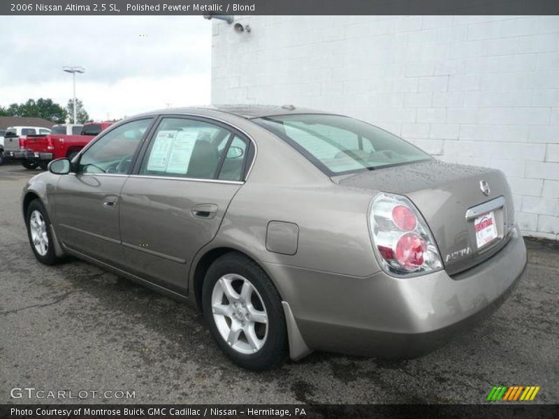 Polished Pewter Metallic / Blond 2006 Nissan Altima 2.5 SL