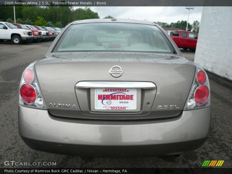 Polished Pewter Metallic / Blond 2006 Nissan Altima 2.5 SL