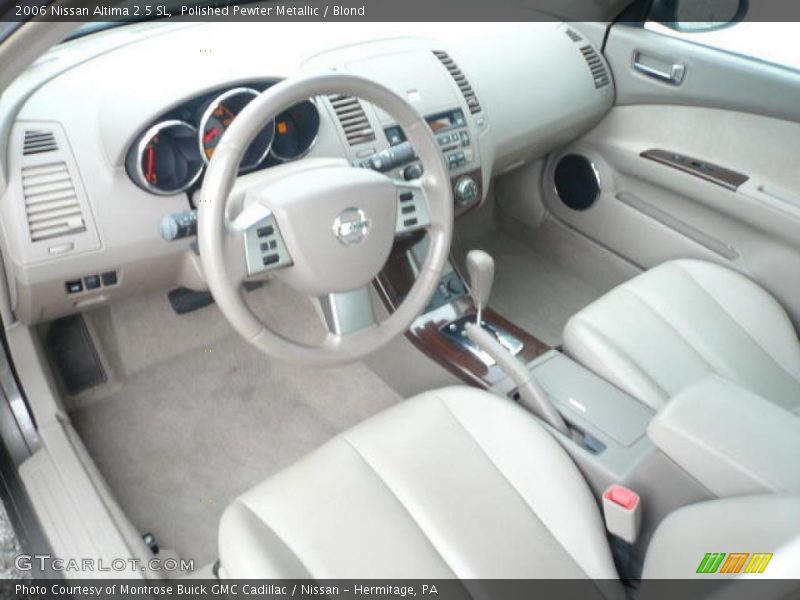 Polished Pewter Metallic / Blond 2006 Nissan Altima 2.5 SL