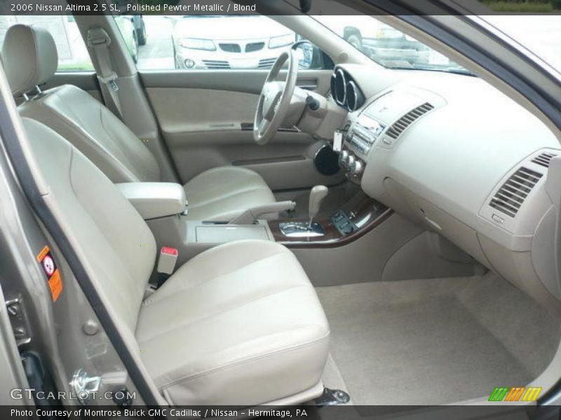 Polished Pewter Metallic / Blond 2006 Nissan Altima 2.5 SL