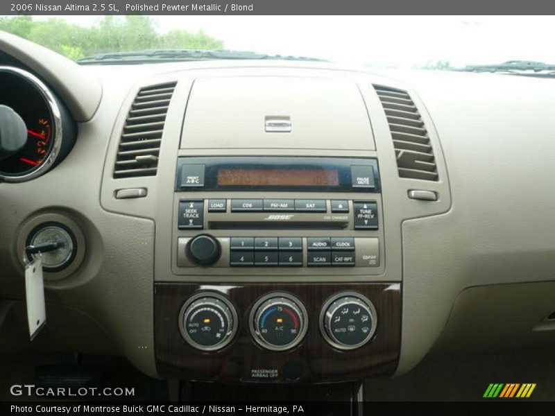 Polished Pewter Metallic / Blond 2006 Nissan Altima 2.5 SL