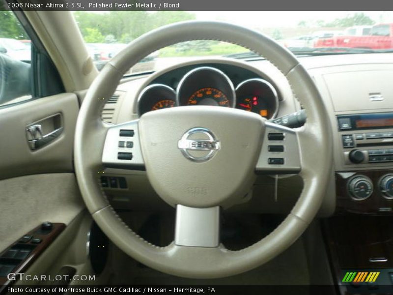 Polished Pewter Metallic / Blond 2006 Nissan Altima 2.5 SL