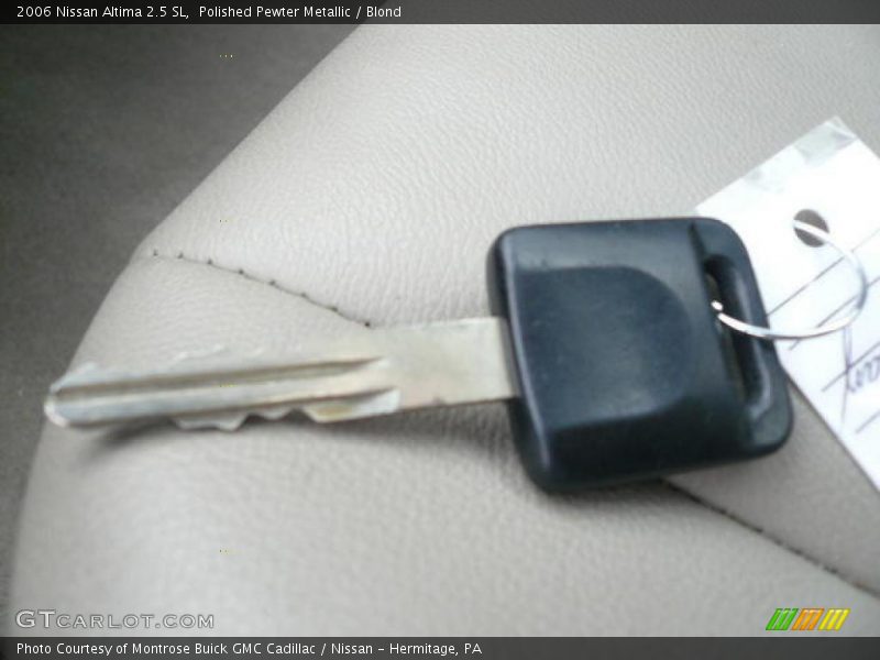 Polished Pewter Metallic / Blond 2006 Nissan Altima 2.5 SL
