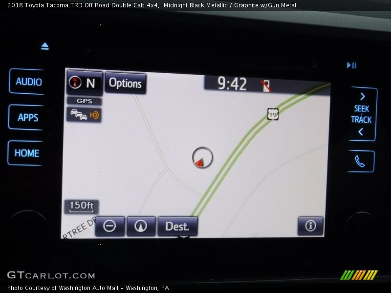 Midnight Black Metallic / Graphite w/Gun Metal 2018 Toyota Tacoma TRD Off Road Double Cab 4x4