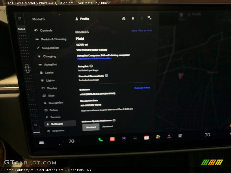 Midnight Silver Metallic / Black 2021 Tesla Model S Plaid AWD