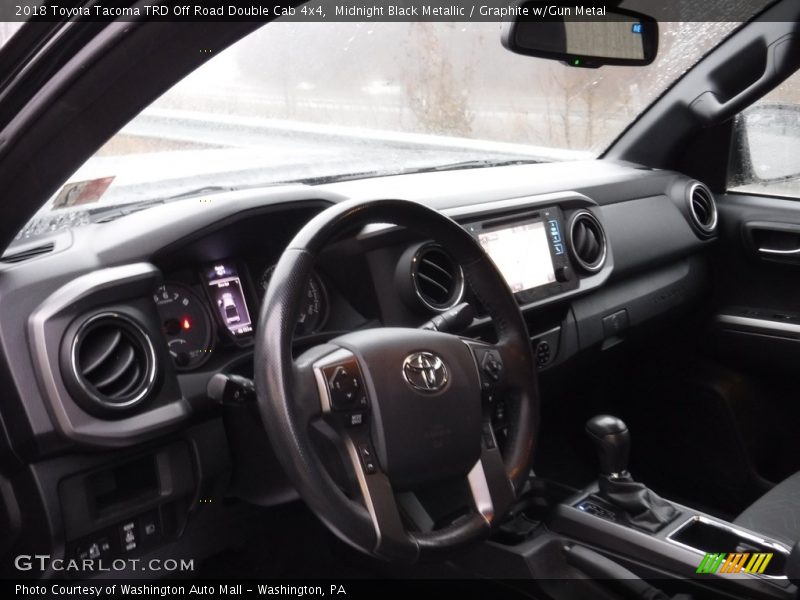 Midnight Black Metallic / Graphite w/Gun Metal 2018 Toyota Tacoma TRD Off Road Double Cab 4x4